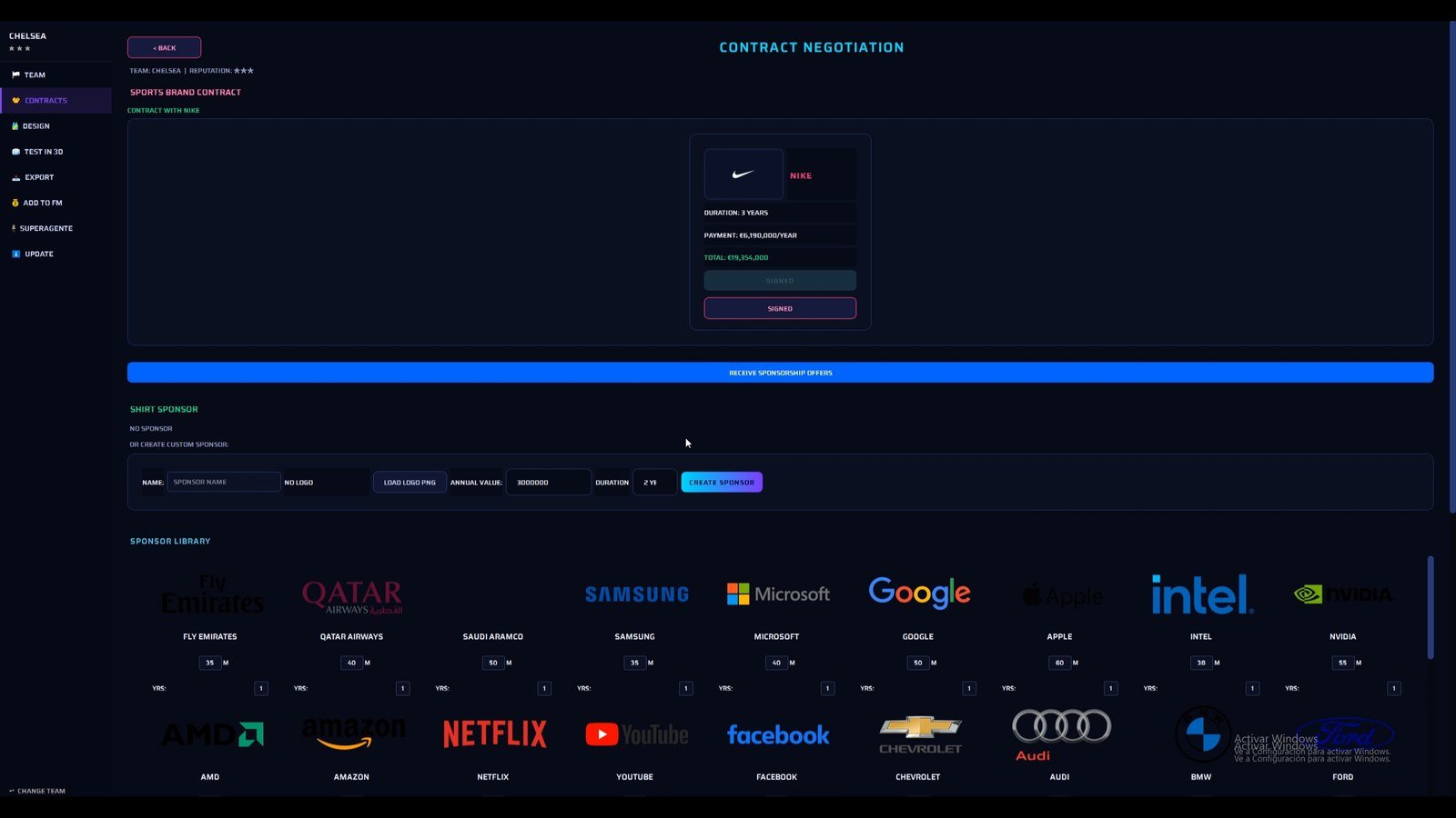 Brand and sponsor deals